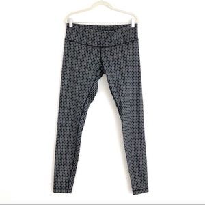 Lululemon Wunder Under Pant Legging Black Grey 10